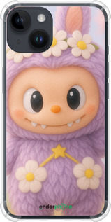 Силикон с усиленными углами чехол Лабубу 1 для Apple iPhone 14 - 6709sp-2648 изображение 
