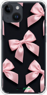 Силіконовий протиударний с посиленими кутами чехол Coquette Ribbons Dark Coquette для Apple iPhone 14 - 6767sp-2648 изображение 