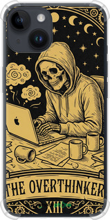 Силіконовий протиударний с посиленими кутами чехол The Overthinker для Apple iPhone 14 - 6774sp-2648 изображение 