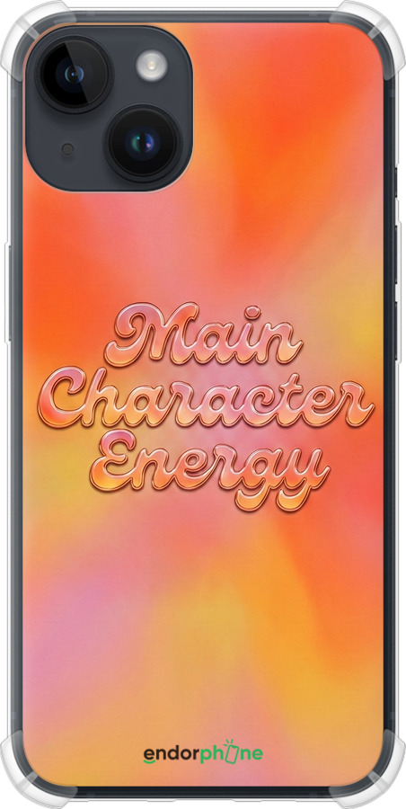 Силикон с усиленными углами чехол Aura Gradient Main Character Energy Aesthetic Y2K для Apple iPhone 14 - 6783sp-2648 изображение 