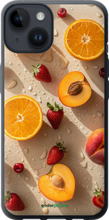 Силіконовий чехол Фрукти 3 для Apple iPhone 14 - 6703u-2648 изображение 