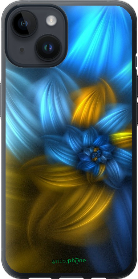 

Силіконовий чохол "Візерунок 46" для iPhone 14, Синій