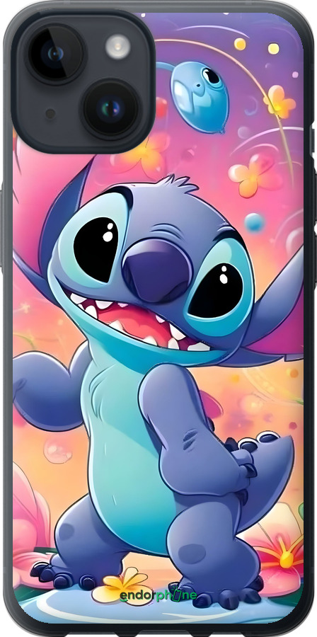 Силиконовый чехол Стич 2 для Apple iPhone 14 - 6371u-2648 изображение 
