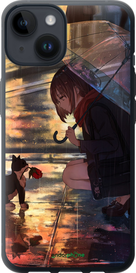 Силіконовий чехол Anime для Apple iPhone 14 - 6609u-2648 изображение 