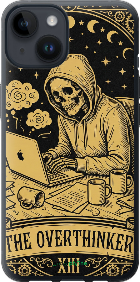 Силиконовый чехол The Overthinker для Apple iPhone 14 - 6774u-2648 изображение 