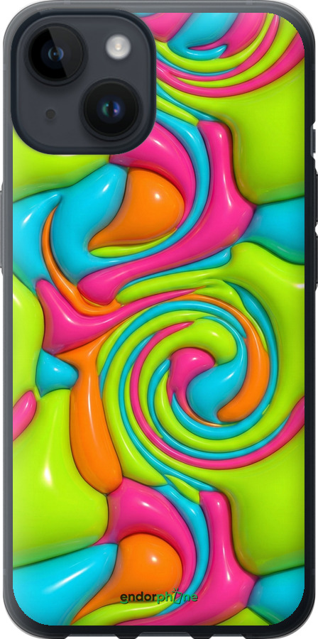 Силиконовый чехол Y2K Jelly Dream для Apple iPhone 14 - 6780u-2648 изображение 