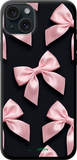 TPU чехол Coquette Ribbons Dark Coquette для Apple iPhone 15 Plus - 6767b-3097 изображение 