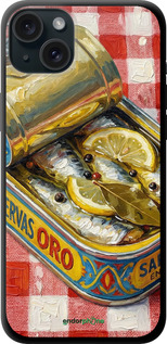 TPU чехол Vintage Sardine Tin Phone для Apple iPhone 15 Plus - 6772b-3097 изображение 