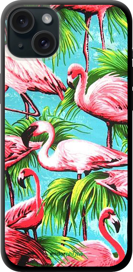 TPU чехол Tropical background для Apple iPhone 15 Plus - 4016b-3097 изображение 