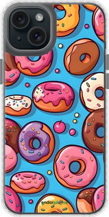 Чехол Bumper чехол Пончики для Apple iPhone 15 Plus - 6318pc-3097 изображение 