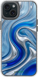 Чохол Bumper чехол Liquid Chrome для Apple iPhone 15 Plus - 6781pc-3097 изображение 