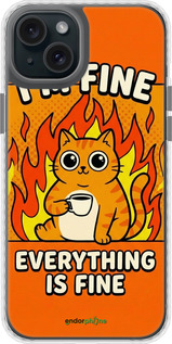 Чохол Bumper MagSafe 'Funny Cat' для iPhone 15 Plus зображення 5