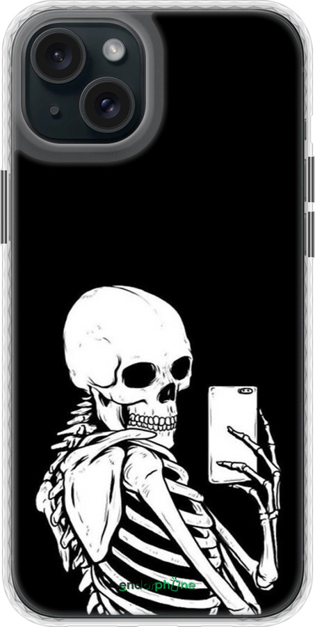Чехол Bumper MagSafe чехол Скелет делает Selfie для Apple iPhone 15 Plus - 6535pm-3097 изображение 