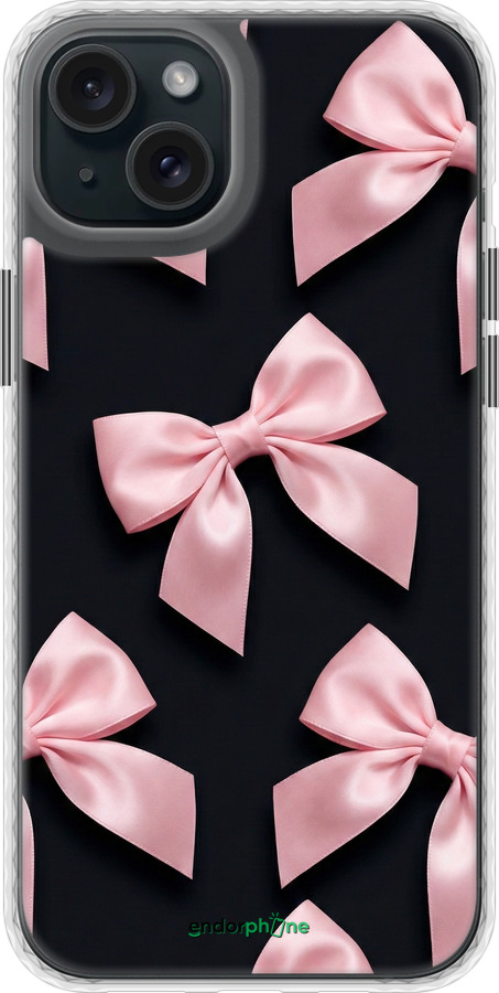 Чохол Bumper чехол Coquette Ribbons Dark Coquette для Apple iPhone 15 Plus - 6767pc-3097 изображение 
