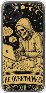 Силикон с усиленными углами чехол The Overthinker для Apple iPhone 15 Plus - 6774sp-3097 изображение 