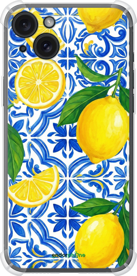 Силіконовий протиударний с посиленими кутами чехол Grocery Girl Italian Summer для Apple iPhone 15 Plus - 6766sp-3097 изображение 