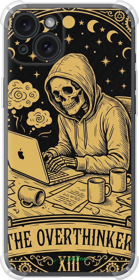 Силикон с усиленными углами чехол The Overthinker для Apple iPhone 15 Plus - 6774sp-3097 изображение 