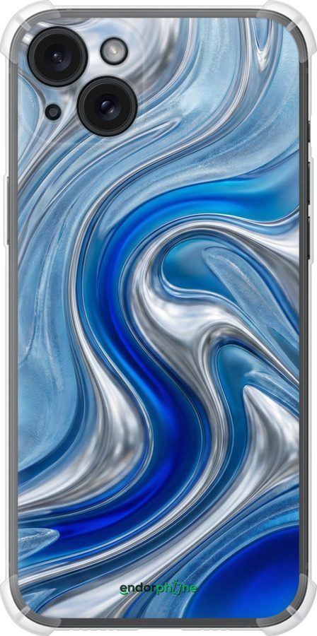 Силикон с усиленными углами чехол Liquid Chrome для Apple iPhone 15 Plus - 6781sp-3097 изображение 