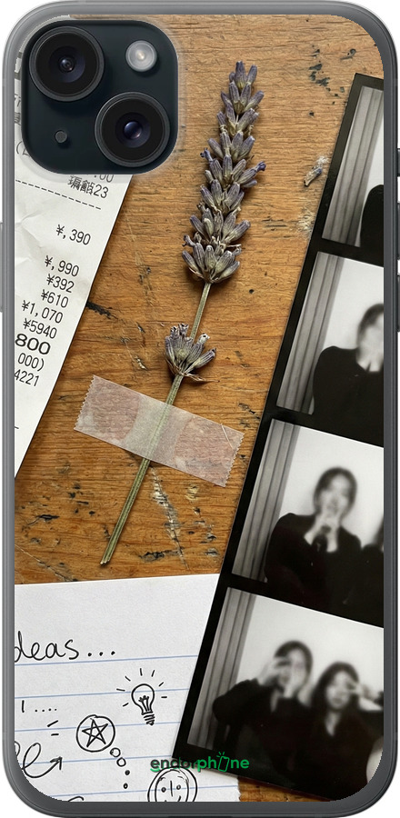 Силиконовый чехол Aesthetic Scrapbook Collage для Apple iPhone 15 Plus - 6773u-3097 изображение 