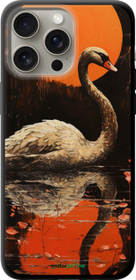TPU чехол Лебідь для Apple iPhone 15 Pro Max - 5964b-3098 изображение 