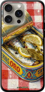 TPU чехол Vintage Sardine Tin Phone для Apple iPhone 15 Pro Max - 6772b-3098 изображение 