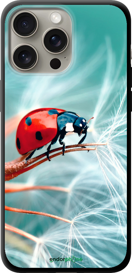 TPU чехол Божья коровка для Apple iPhone 15 Pro Max - 6049b-3098 изображение 