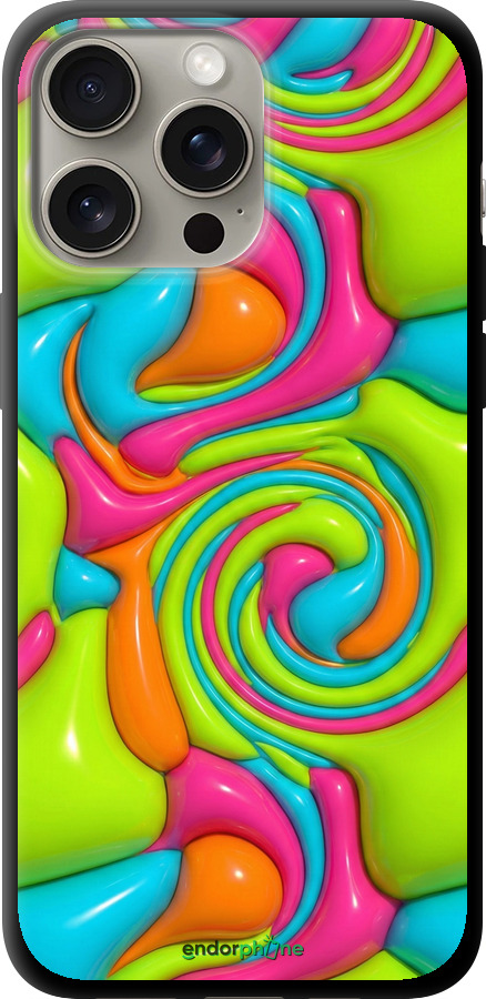 TPU чехол Y2K Jelly Dream для Apple iPhone 15 Pro Max - 6780b-3098 изображение 