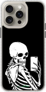 Чехол Bumper чехол Скелет делает Selfie для Apple iPhone 15 Pro Max - 6535pc-3098 изображение 