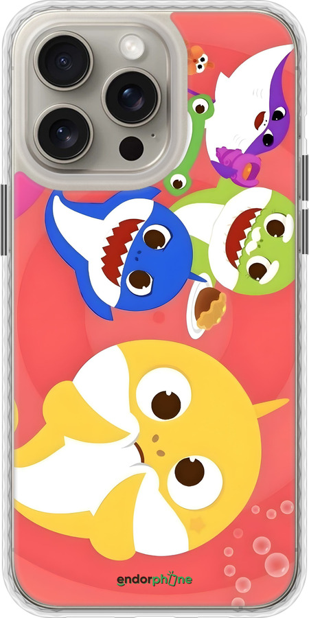 Чохол Bumper чехол Бейби Шаркс для Apple iPhone 15 Pro Max - 6305pc-3098 изображение 
