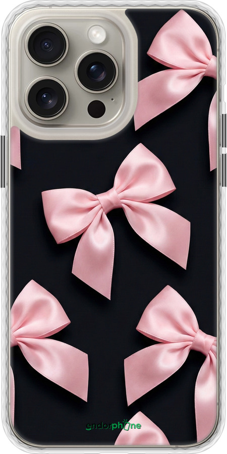Чехол Bumper чехол Coquette Ribbons Dark Coquette для Apple iPhone 15 Pro Max - 6767pc-3098 изображение 