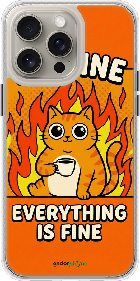 Чехол Bumper MagSafe чехол Funny Cat для Apple iPhone 15 Pro Max - 6786pm-3098 изображение 