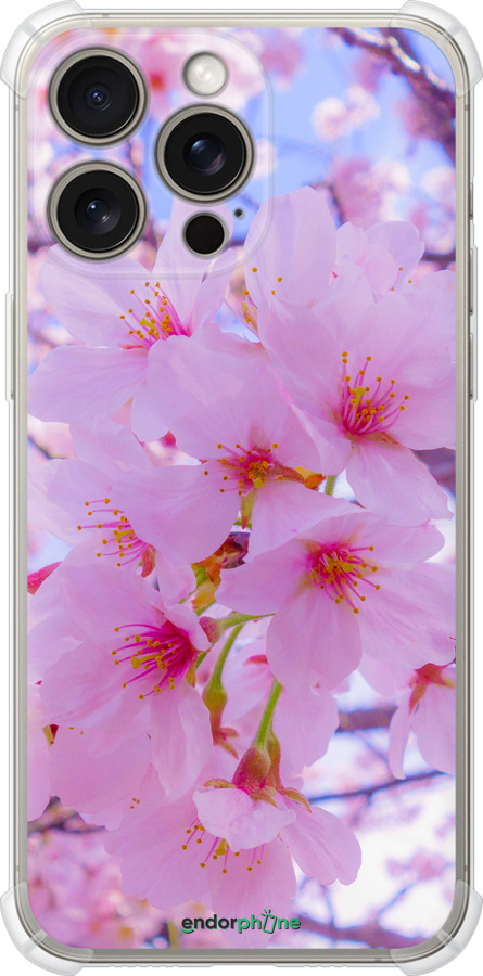 Силикон с усиленными углами чехол Сакура для Apple iPhone 15 Pro Max - 6029sp-3098 изображение 