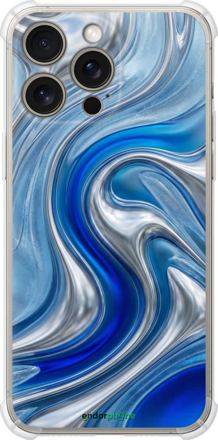 Силіконовий протиударний с посиленими кутами чехол Liquid Chrome для Apple iPhone 15 Pro Max - 6781sp-3098 изображение 