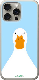 Силиконовый чехол Гусь для Apple iPhone 15 Pro Max - 6350u-3098 изображение 