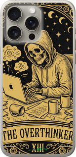 Силиконовый чехол 'The Overthinker' для iPhone 15 Pro Max изображение 1