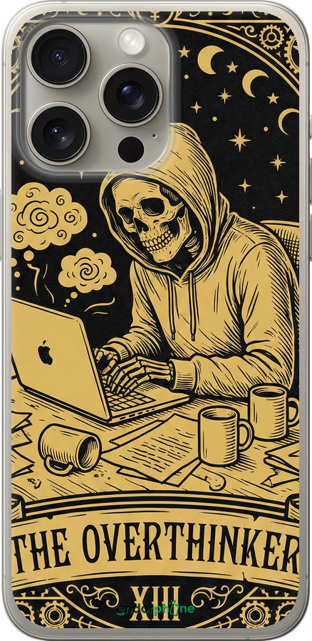 Силиконовый чехол The Overthinker для Apple iPhone 15 Pro Max - 6774u-3098 изображение 