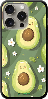 TPU чехол Авокадо для Apple iPhone 15 Pro - 6380b-3096 изображение 