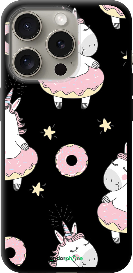 TPU чехол Єдиноріжки для Apple iPhone 15 Pro - 4659b-3096 изображение 