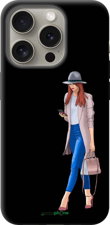 TPU чехол Дівчинка 1 для Apple iPhone 15 Pro - 4751b-3096 изображение 