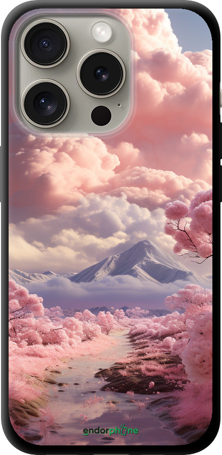 TPU чехол Розовые облака для Apple iPhone 15 Pro - 5660b-3096 изображение 