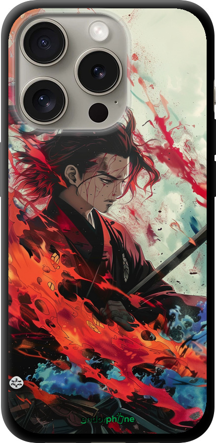 TPU чехол Битва стихій для Apple iPhone 15 Pro - 6110b-3096 изображение 