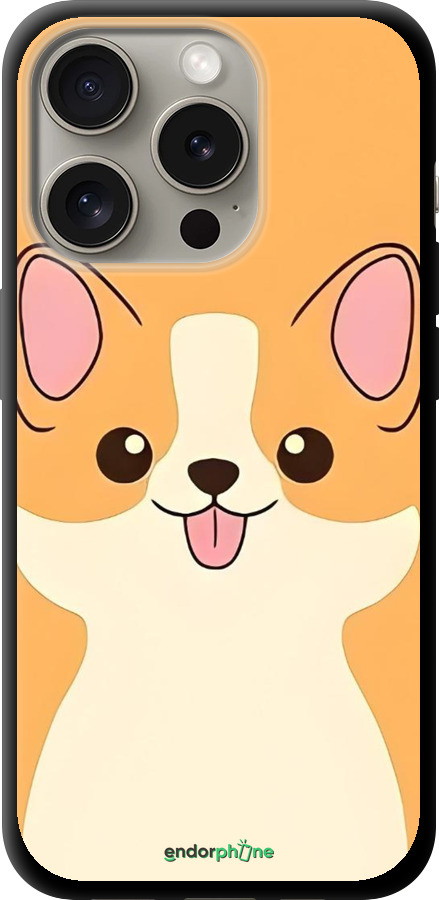 TPU чехол Милый пес для Apple iPhone 15 Pro - 6296b-3096 изображение 