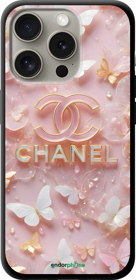 TPU чехол Шанель для Apple iPhone 15 Pro - 6366b-3096 изображение 