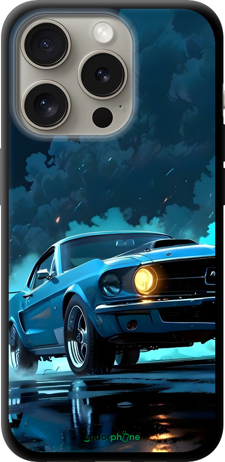 TPU чехол Форд мустанг для Apple iPhone 15 Pro - 6374b-3096 изображение 