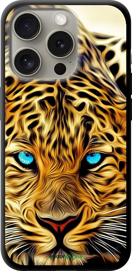 TPU чехол Леопард для Apple iPhone 15 Pro - 6611b-3096 изображение 