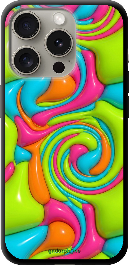 TPU чехол Y2K Jelly Dream для Apple iPhone 15 Pro - 6780b-3096 изображение 