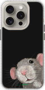 Чохол Bumper чехол The Peeking Rat для Apple iPhone 15 Pro - 6442pc-3096 изображение 