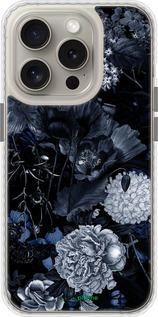 Чохол Bumper чехол Анотація квітковий малюнок в синіх тонах. для Apple iPhone 15 Pro - 6539pc-3096 изображение 