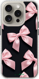 Чехол Bumper чехол Coquette Ribbons Dark Coquette для Apple iPhone 15 Pro - 6767pc-3096 изображение 