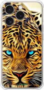 Силикон с усиленными углами чехол Леопард для Apple iPhone 15 Pro - 6611sp-3096 изображение 